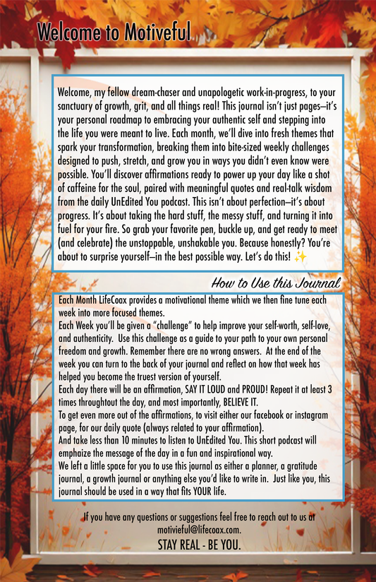 Motiveful Journal 2025 Fall Edition - Digital Edition