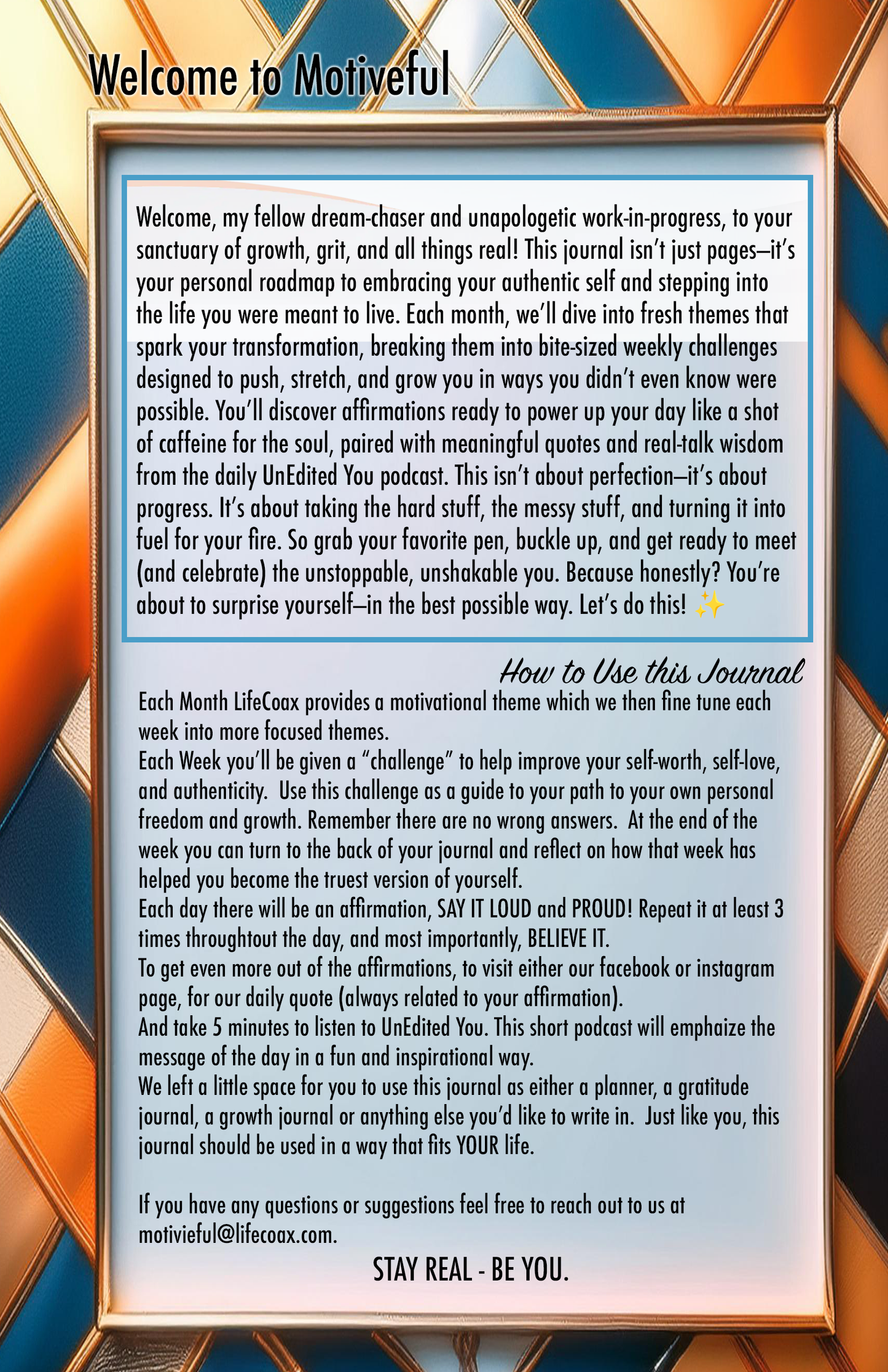 Motiveful Journal 2025 Summer Edition - Digital Edition