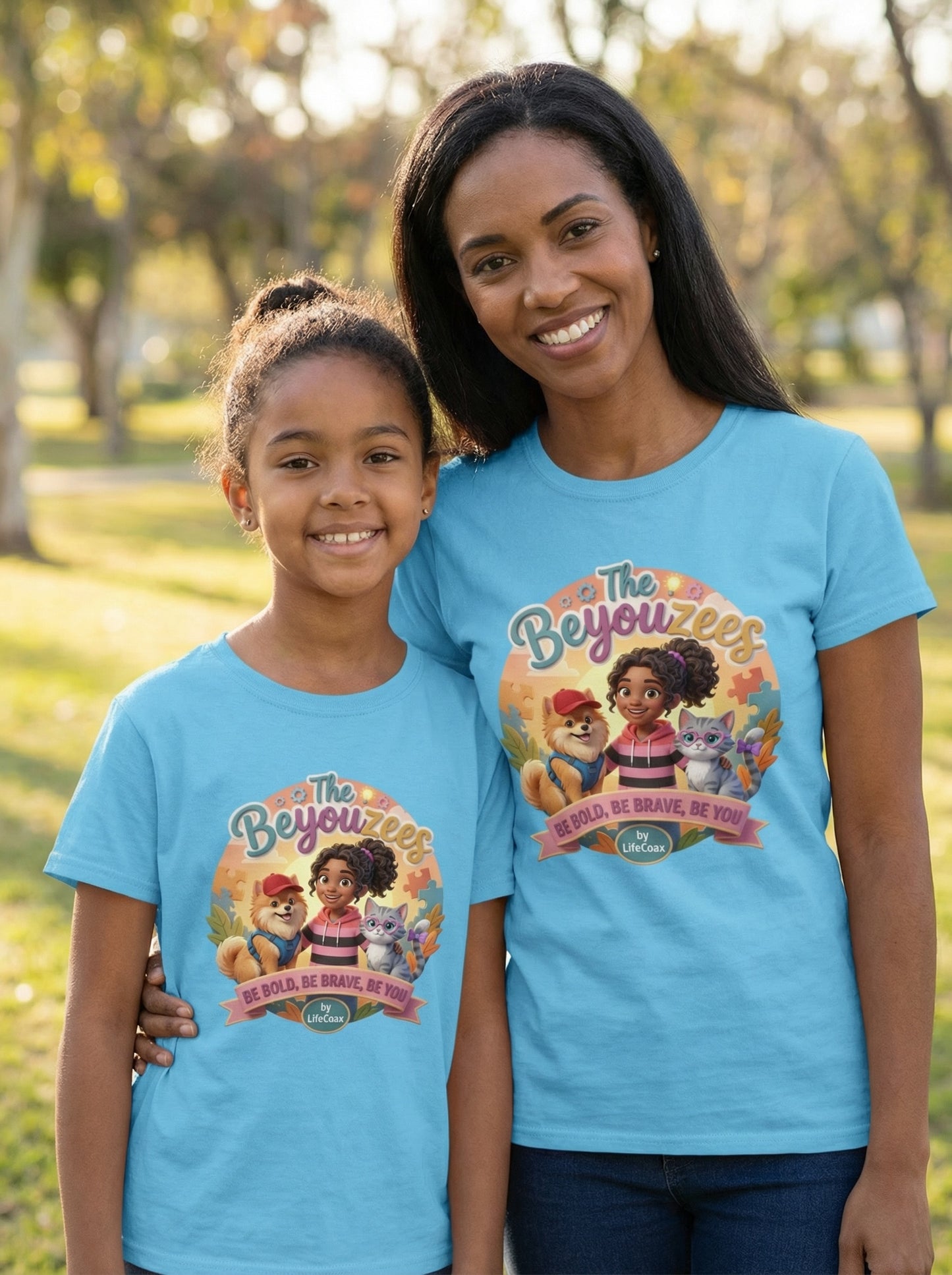 The Beyouzees "Be Bold, Be Brave, Be You" ADULT T-Shirt: Bright Fun, Big Heart, Full of YOU! (Copy)