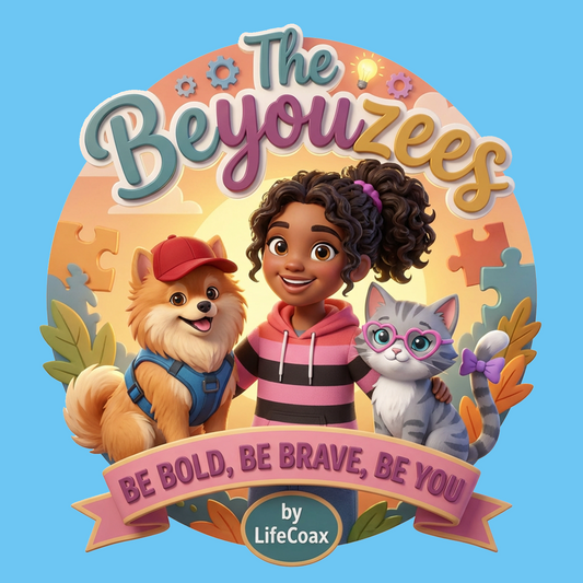 The Beyouzees "Be Bold, Be Brave, Be You" CHILD T-Shirt: Bright Fun, Big Heart, Full of YOU!
